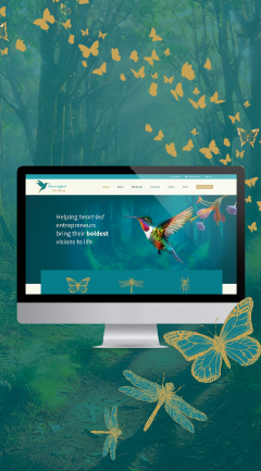 Wintry Mountain Landscape